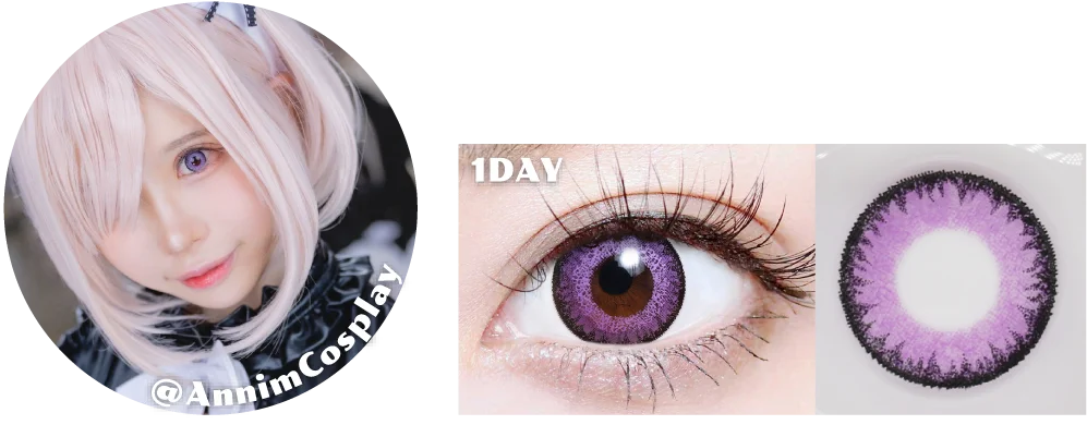 サターンバイオレットコスプレ写真・着画・レンズ画像