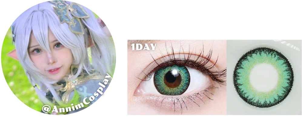 ラセグリーンコスプレ写真・着画・レンズ画像