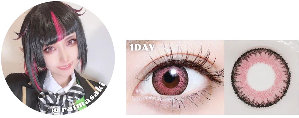 フィリアピンクコスプレ写真・着画・レンズ画像