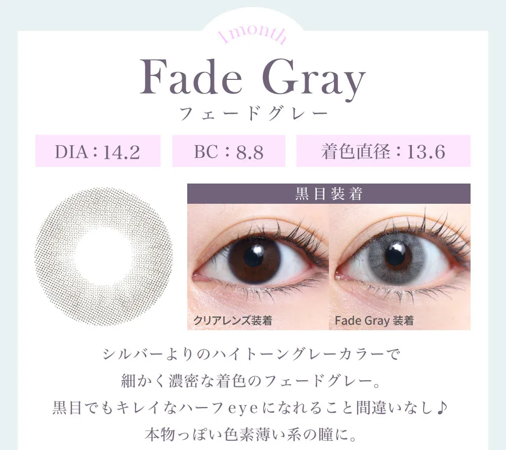 フェードグレー（1MONTH）