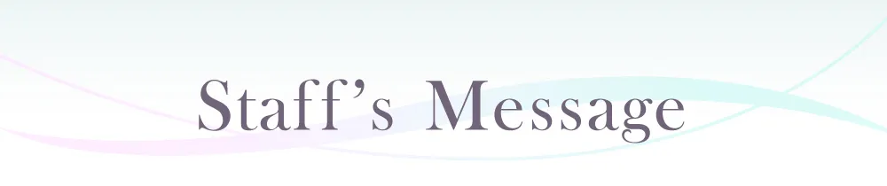 Staff's Message
