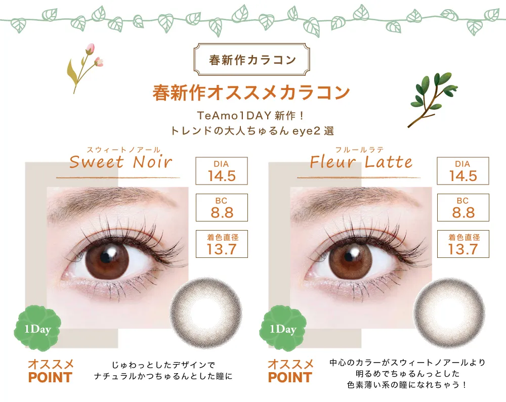 社会人さん向けナチュラルカラコン