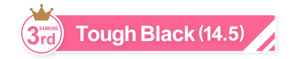 1MONTH人気カラコンランキング NO.3 14.5mm タフブラック タイトル｜カラコン 激安