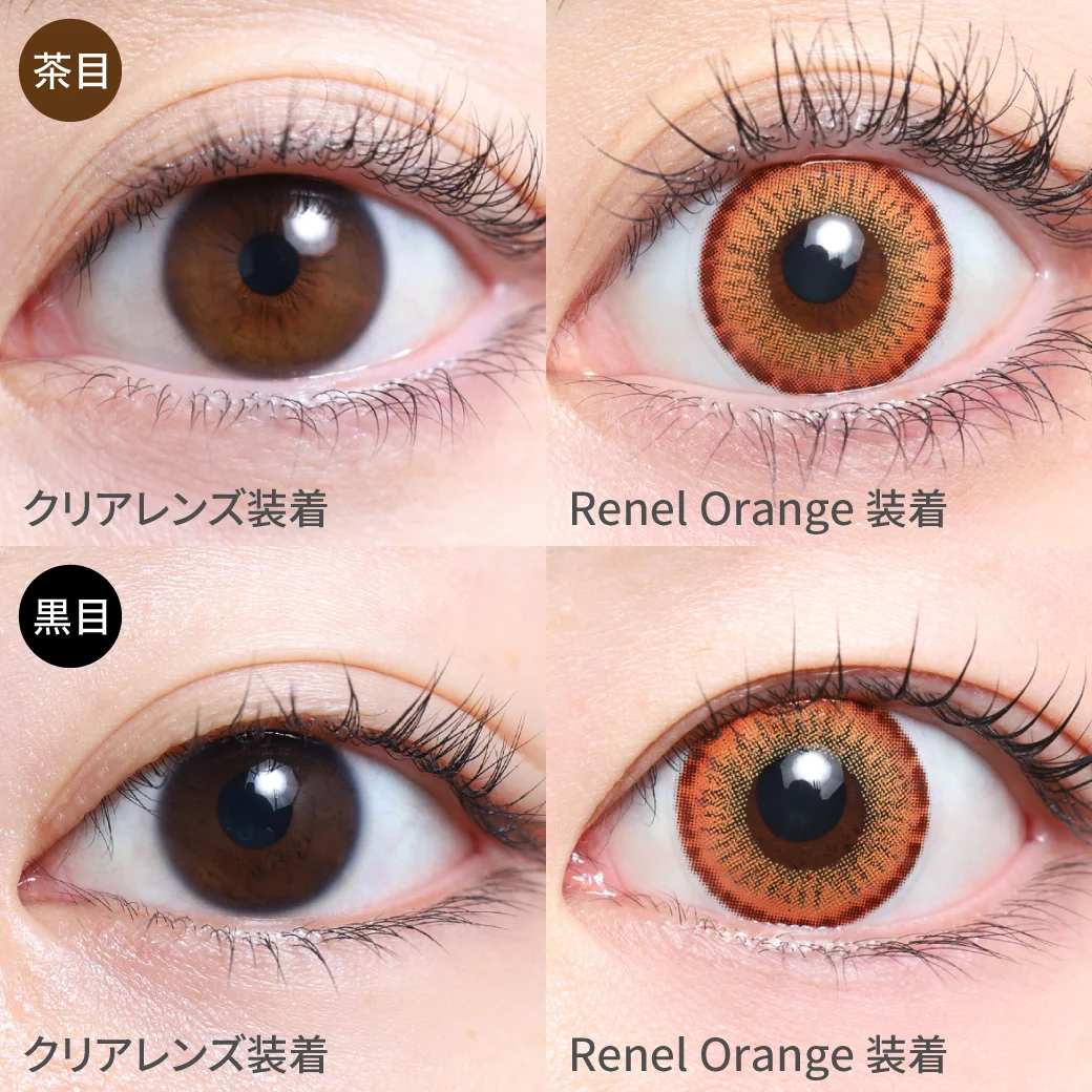 レネルオレンジスタッフ着用画像 まばゆい太陽のような輝く瞳