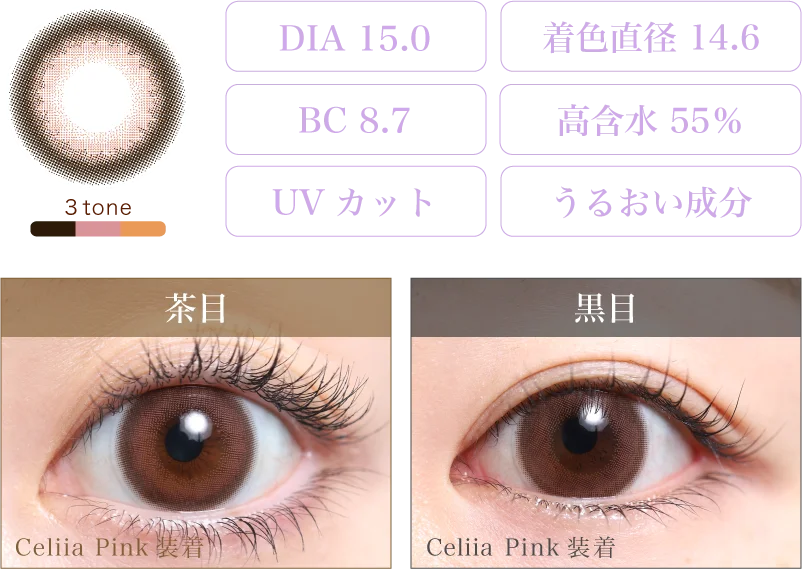 Celiia Pink 着画＆スペック
