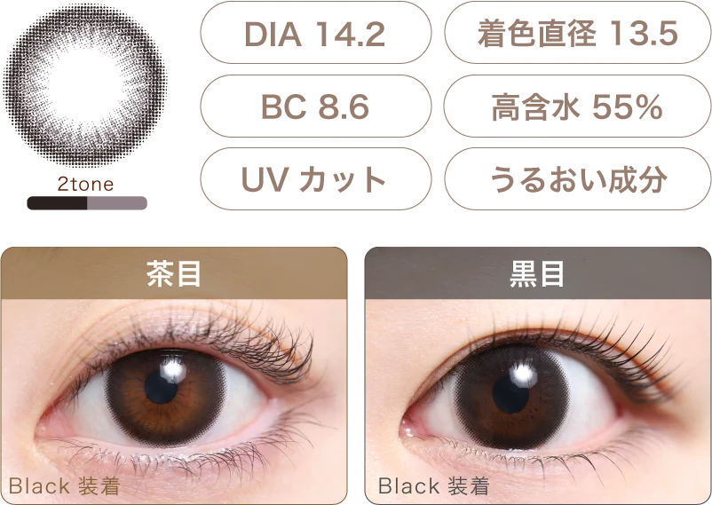 Black 着画＆スペック