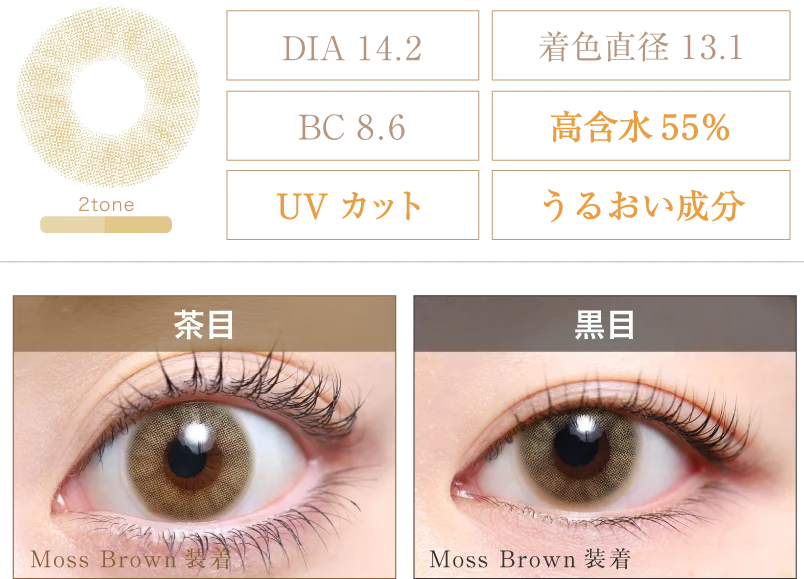 Moss Brown 着画＆スペック