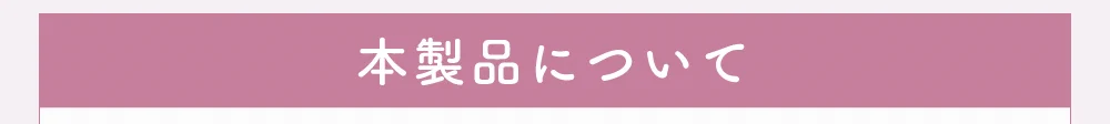 本製品について