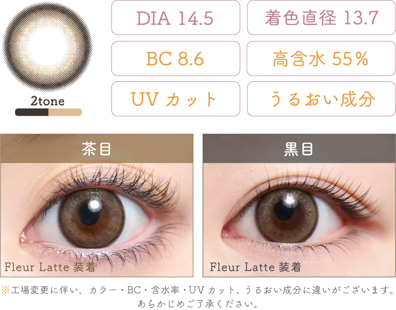 Fleur Latte 着画＆スペック