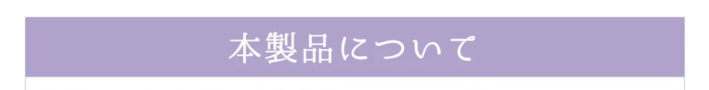 本製品について