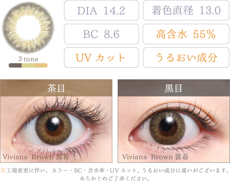 Viviana Brown 着画＆スペック