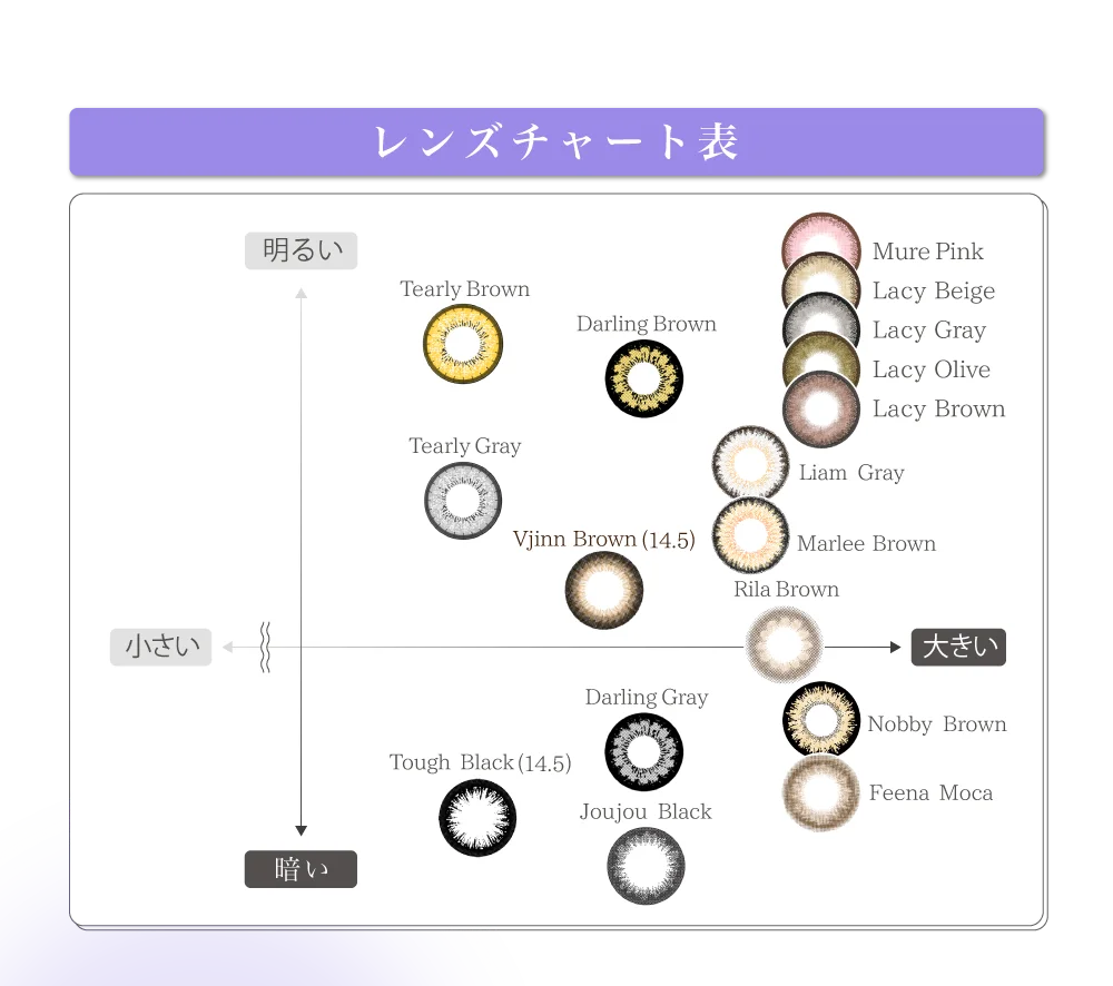 レンズチャート表