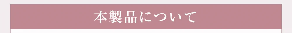 本製品について
