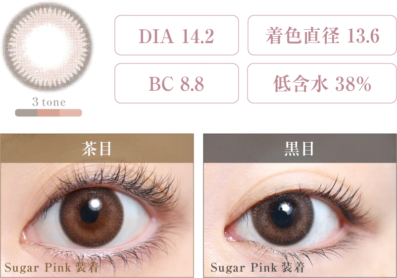 Sugar Pink 着画＆スペック