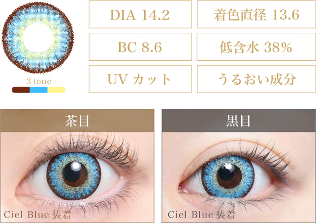 Ciel Blue 着画＆スペック